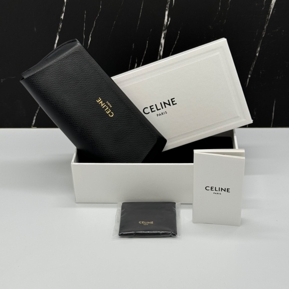 NEW CL4213IS 01A CELINE BLACK GREY OVERSIZED SQUARE WOMEN CELINE SUNGLASSES - Picture 11 of 11